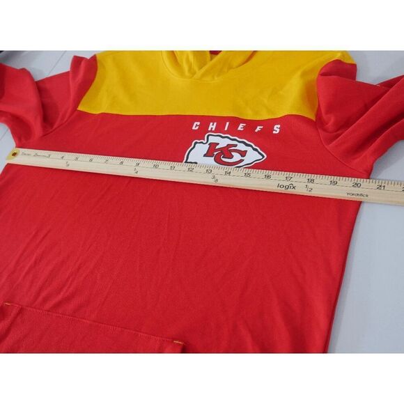 Nike Kansas City Chiefs Men's Red LIGHTWEIGHT Long Sleeve Lightweight Hoodie S - Picture 4 of 8